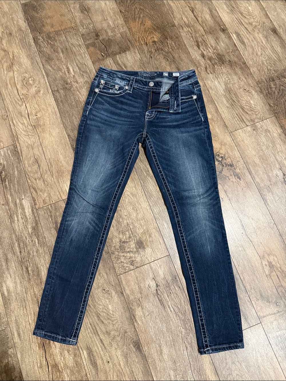 Miss Me Dark Wash Skinny Jeans